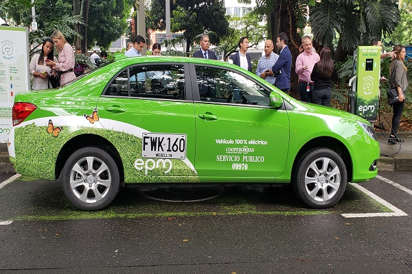 imagen de taxis electricos