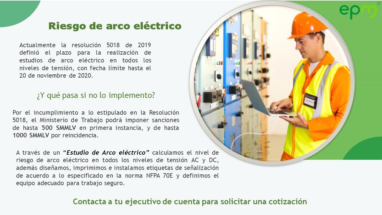 Riesgo arco eléctrico